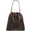 Jimmy Choo Cinch Leather Bucket Bag In Multi