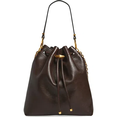 Jimmy Choo Cinch Leather Bucket Bag In Multi