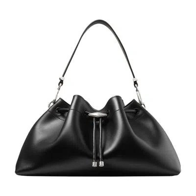 Jimmy Choo Cinch M Bucket Bag In Black