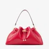 Jimmy Choo Cinch M In Ruby Red/gold
