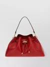 Jimmy Choo Bucket Bag In Red Color Leather