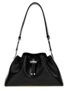 Jimmy Choo Cinch M Shoulder Bag In Black