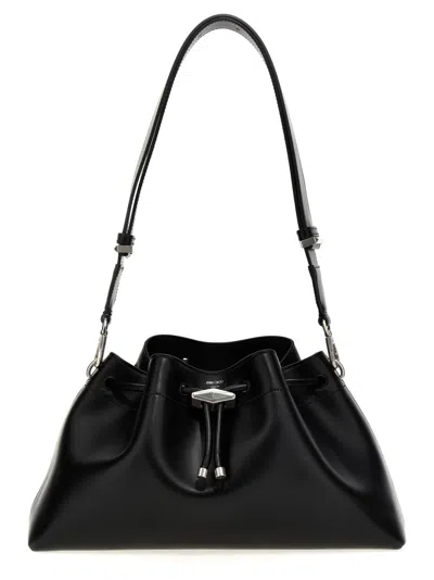 Jimmy Choo Cinch M' Shoulder Bag In Black