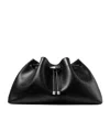 Jimmy Choo Cinch M Leather Bucket Bag In Black