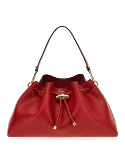 JIMMY CHOO BOLSA BANDOLERA - ROJO
