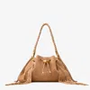 Jimmy Choo Borsa A Tracolla Bon Bon In Pelle Scamosciata Pesca  Donna
