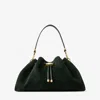 Jimmy Choo Medium Cinch Bucket Bag In Green