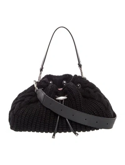 Pre-owned Jimmy Choo Cinch Medium In Black