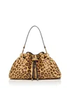 Jimmy Choo Bon Bon Bucket Bag In Natural/gold