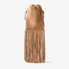 Jimmy Choo Mini Bucket Bag Fringe Detailing