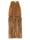Jimmy Choo Mini Bucket Bag Fringe Detailing