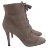 Jimmy Choo Cinder Lace-up Ankle Boots In Brown Suede In Brown