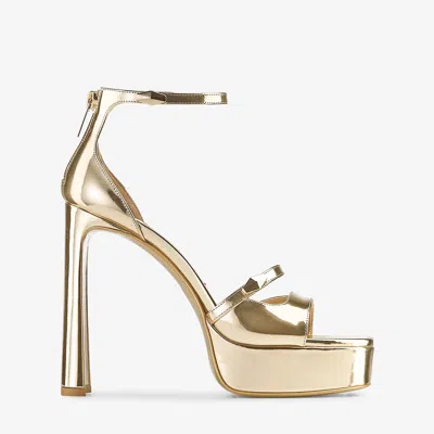 Jimmy Choo Claressa Platform 125 In Silver