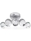 Jimmy Choo Crystal-embellished Claw Hair Clip In 银色