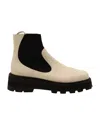 Jimmy Choo Clayton Boots In White Leather In White