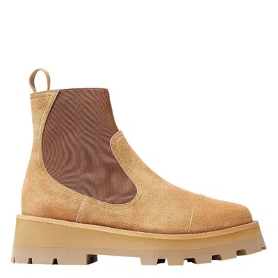 Jimmy Choo Clayton Crystal Embellished Suede Ankle Boots