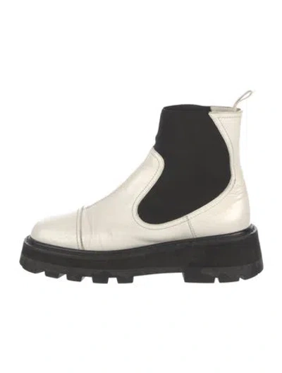 Pre-owned Jimmy Choo Clayton Leather Chelsea Boots In Multi