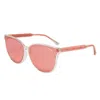 Jimmy Choo Transparent Acetate Sunglasses In Multi