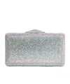 Jimmy Choo Crystal-embellished Clemmie Clutch Bag In Iridescent
