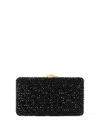 Jimmy Choo Clemmie Clutch Bag In Black