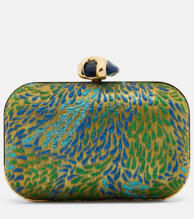 Jimmy Choo Cloud Brocade Clutch In Multi