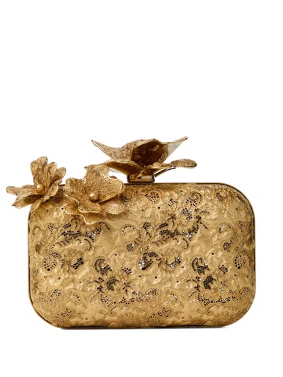 Jimmy Choo Cloud Clutch Bag In Gold