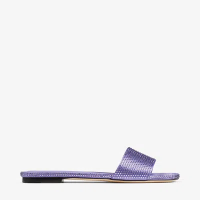 Jimmy Choo Clovis Flat In Tanzanite/tanzanite