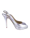 Jimmy Choo Clue Pumps In Silver Leather In Silver