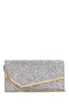 Jimmy Choo Emmie Logo-debossed Clutch Bag