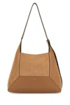 Jimmy Choo Medium Leather Diamond Hobo Shoulder Bag In Brown