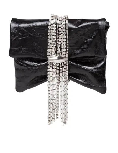 Jimmy Choo Clutch Bag In Metallic Leather With A Vintage Effect