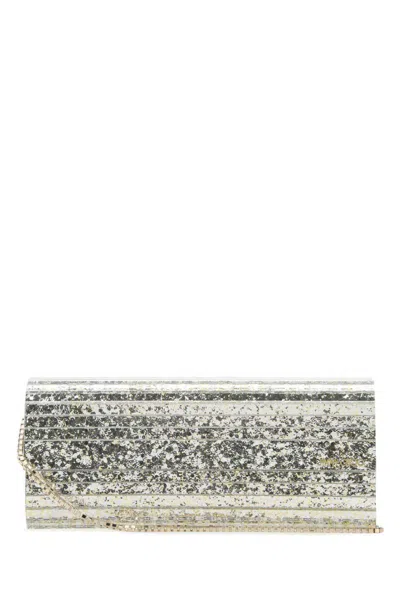 Jimmy Choo Clutch In Gray