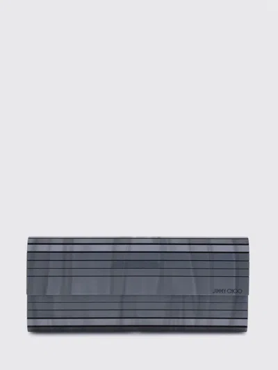 Jimmy Choo Clutch  Woman Color Grey In Gray