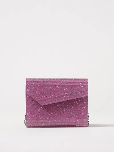 JIMMY CHOO CLUTCH JIMMY CHOO WOMAN COLOR PINK,G50267010