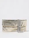 Jimmy Choo Zandra Clutch Bag In Platinum