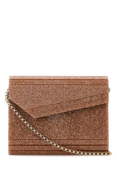 Jimmy Choo Clutch In Brown