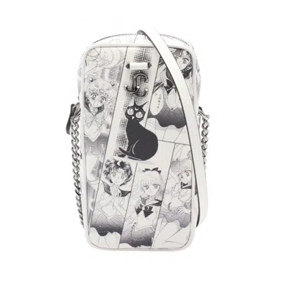 Pre-owned Jimmy Choo Coated Canvas Leather Shoulder Bag () In Multi