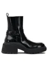 Jimmy Choo Women Patent-leather Conny Ankle Boots In Black