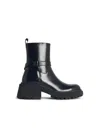 Jimmy Choo Soft Box Calf Conny Flat Boots Women In Black