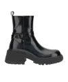 Jimmy Choo Round-toed Ankle Boots In Black