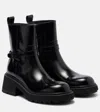 Jimmy Choo Soft Box Calf Conny Flat Boots Women In Black