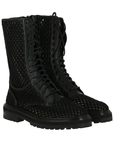 Jimmy Choo Cora Tall Woven Rope Boot