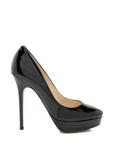 Pre-owned Jimmy Choo Cosmic Patent Leather Pumps In Black