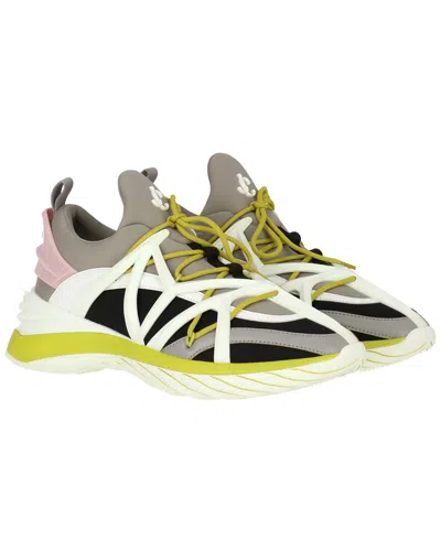 Jimmy Choo Cosmos/f Neoprene & Leather Sneaker