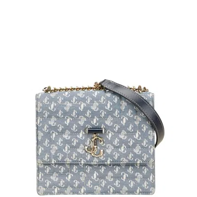 Pre-owned Jimmy Choo Cotton Leather Shoulder Bag () In Multi