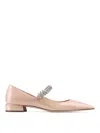 Jimmy Choo Bing Pump Flat In Marrón