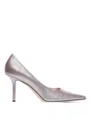 Jimmy Choo Court Shoes In Plata
