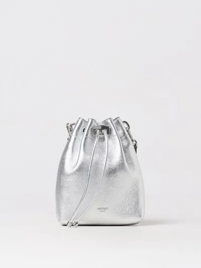 Jimmy Choo Crossbody Bags  Woman Color Silver