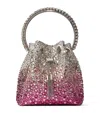 Jimmy Choo Bon Bon Beuteltasche Mit Kristallen In Sunset