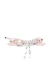 Jimmy Choo Crystal-bow Hair Clip In Gold